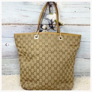 Authentic Gucci GG Monogram Tote Bag
